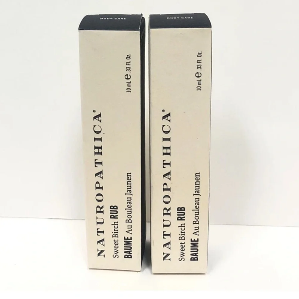 Naturopathica Sweet Birch Rub Lotion 2-Pack Travel Size